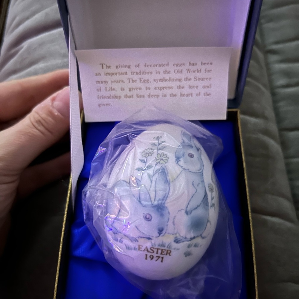 Noritake Easter egg 1971